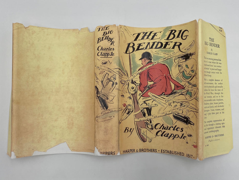 The Big Bender - Signed by Charles Clapp Jr. - First Edition 1938 - RDJ Recovery Collectibles