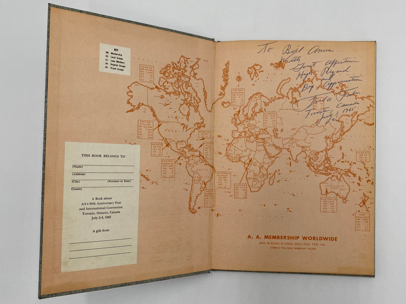 Anniversary Book - A.A. 30 - Toronto, Ontario, Canada - 1965 Recovery Collectibles