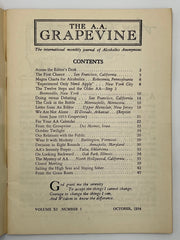 October 1954 AA Grapevine Recovery Collectibles