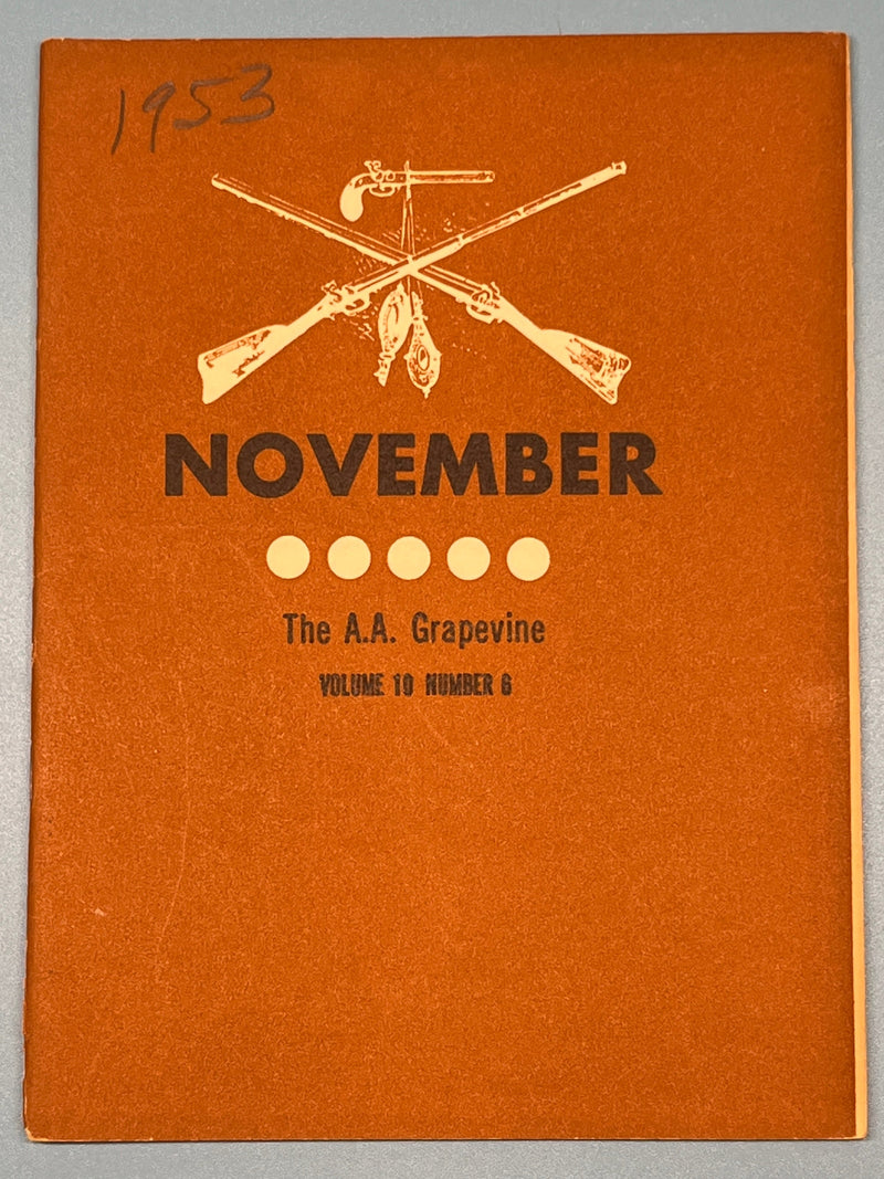 AA Grapevine from November 1953 - God and AA Mark McConnell