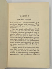 Life Began Yesterday by Stephen Foot - Signed - 1935 Recovery Collectibles