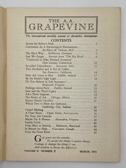 AA Grapevine - Conversion As A Psychological Phenomenon - March 1954 Alabama