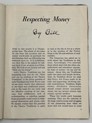 AA Grapevine from November 1957 - Traditions Month Mark McConnell