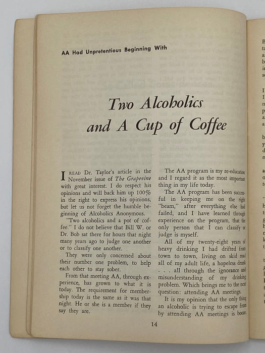 AA Grapevine - Conversion As A Psychological Phenomenon - March 1954 Alabama