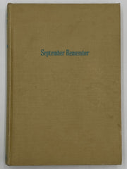 September Remember by Eliot Taintor - 1945 - Original Dust Jacket Recovery Collectibles