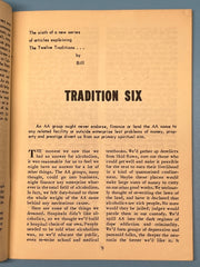 AA Grapevine from October 1952 - Tradition Six Mark McConnell