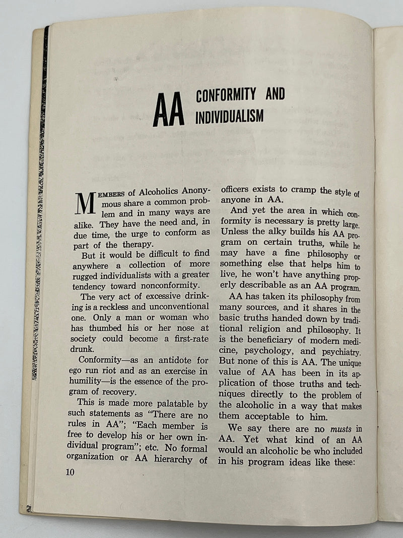 AA Grapevine from January 1960 Mark McConnell