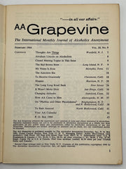 AA Grapevine from February 1964 - Abraham Lincoln on Alcoholism Mark McConnell
