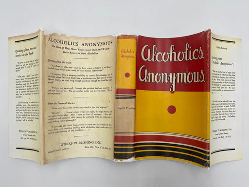 Alcoholics Anonymous 1st Edition 8th Printing 1945 - RDJ Recovery Collectibles