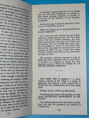 Second Reader for Alcoholics Anonymous - Akron Pamphlet Recovery Collectibles