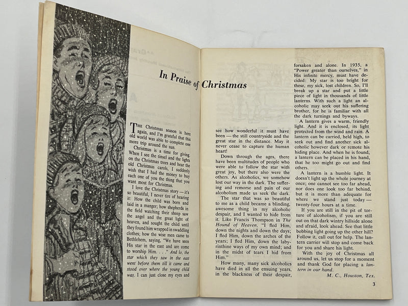 AA Grapevine from December 1966 - A Christmas Message From Bill Mark McConnell