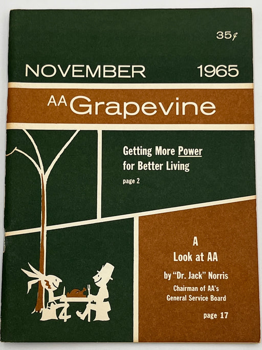 AA Grapevine from November 1965 - A Look at AA Mark McConnell