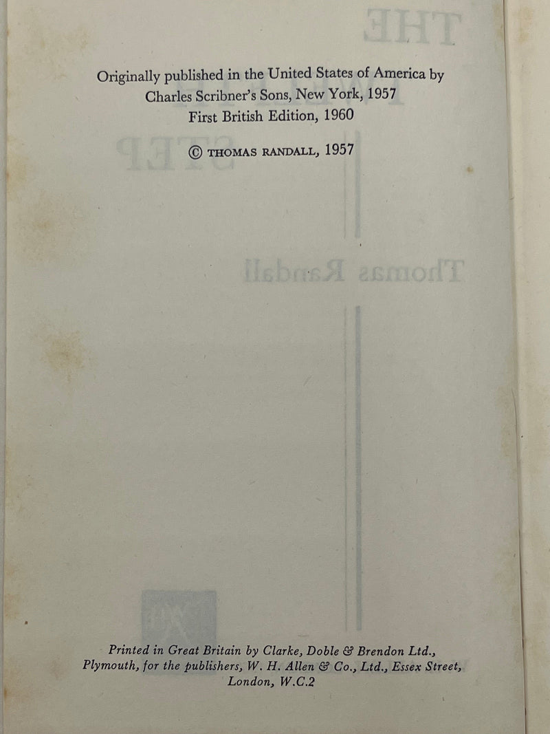 THE TWELFTH STEP by Thomas Randall - First British Edition 1960 Recovery Collectibles