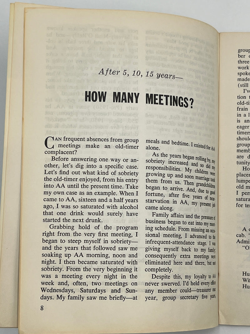 AA Grapevine from September 1963 - Fear Mark McConnell