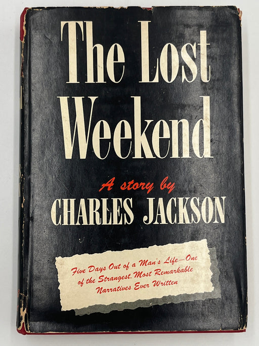 The Lost Weekend by Charles Jackson - 1944 - ODJ Recovery Collectibles