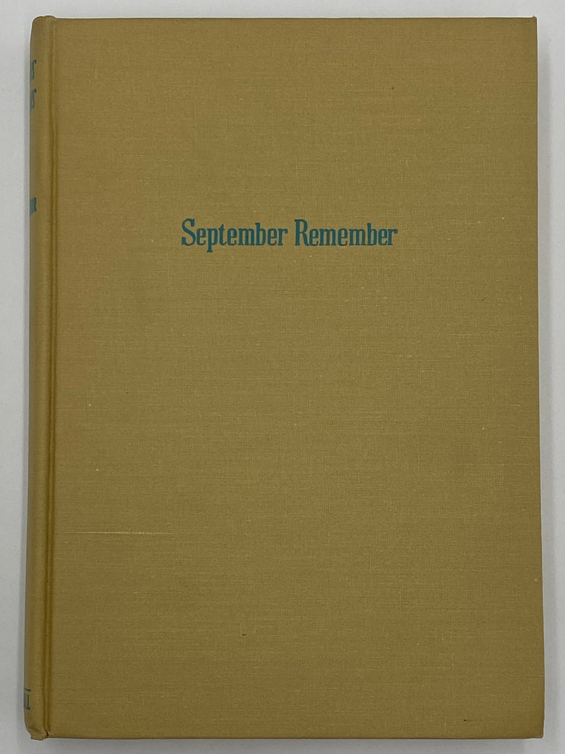 September Remember by Eliot Taintor - 1945 - ODJ Recovery Collectibles