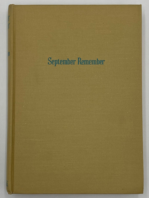September Remember by Eliot Taintor - 1945 - ODJ Recovery Collectibles