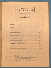 AA Grapevine - February 1951 - New York Mark McConnell
