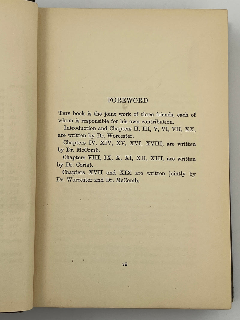 The Subconscious Mind by Worcester, McComb, Coriat - 1920 Recovery Collectibles