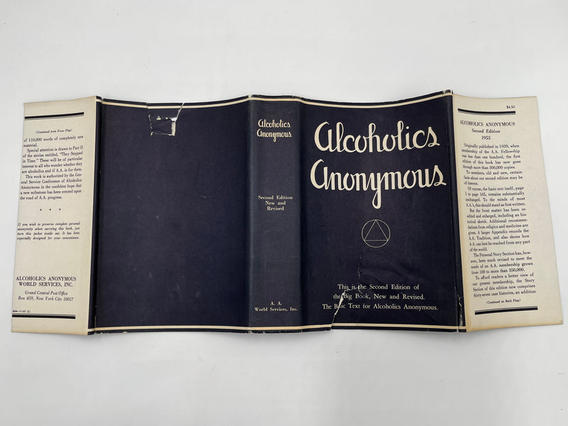 Alcoholics Anonymous Second Edition 9th Printing with ODJ Recovery Collectibles