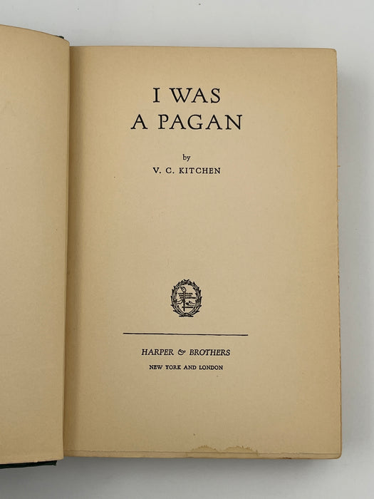 I Was a Pagan by V.C. Kitchen - Ninth Edition Recovery Collectibles