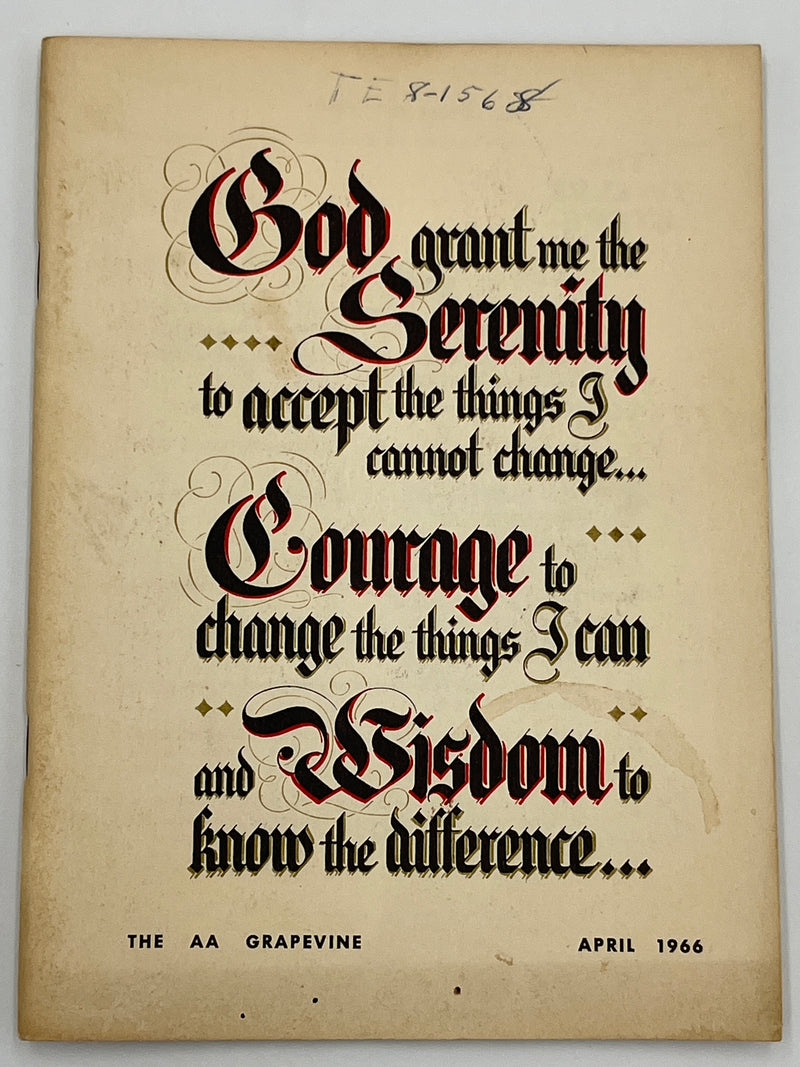 AA Grapevine from April 1966 - Humility Mark McConnell