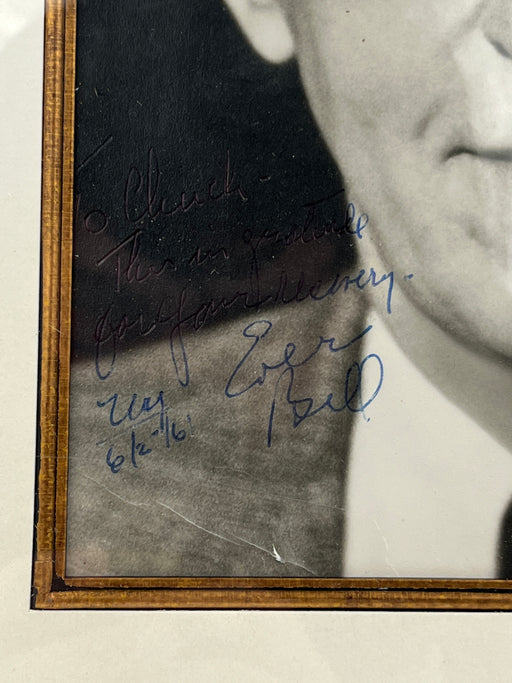 Framed and Signed Photo of Bill Wilson with a First Edition Big Book Recovery Collectibles