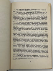 Signed by Father John Doe - Sobriety and Beyond - 1955 Ralph Pfau Recovery Collectibles