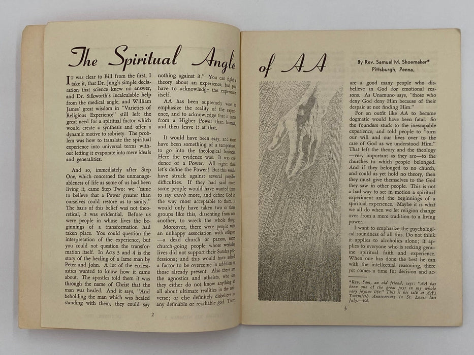 AA Grapevine October 1955 - The Spiritual Angle of AA by Sam Shoemaker Alabama