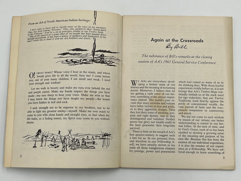 AA Grapevine from November 1961 - Again at the Crossroads by Bill Mark McConnell
