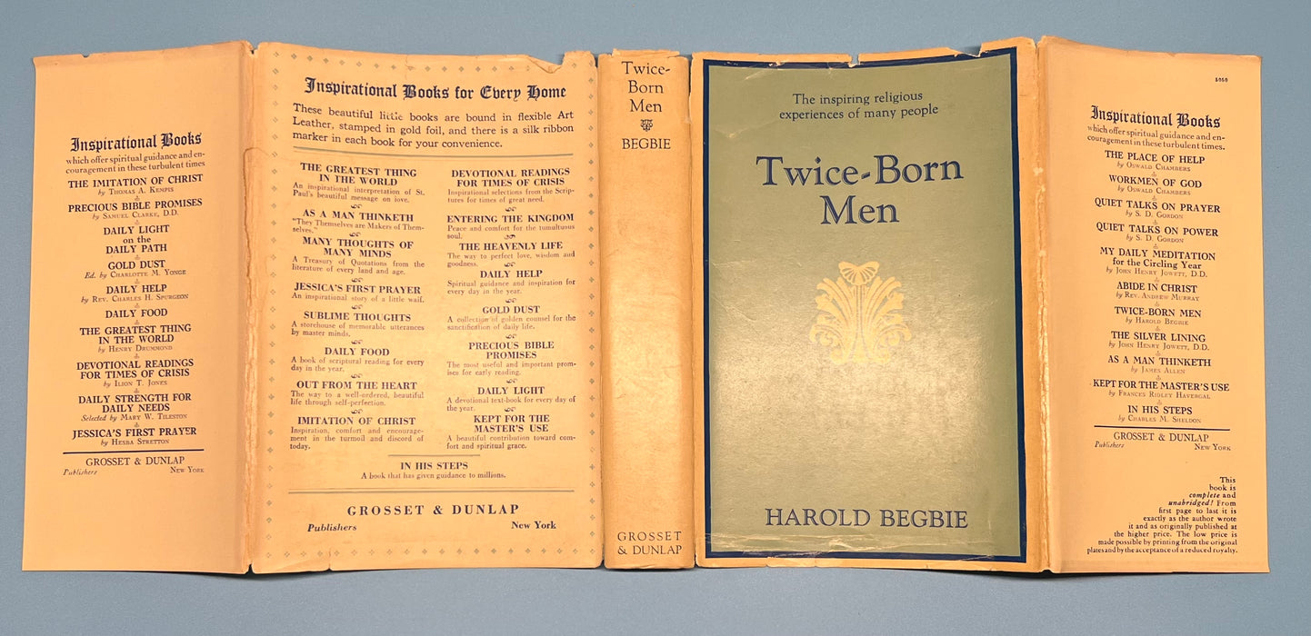 Twice Born Men by Harold Begbie - ODJ Recovery Collectibles