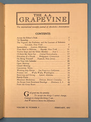 AA Grapevine from February 1955 Mark McConnell