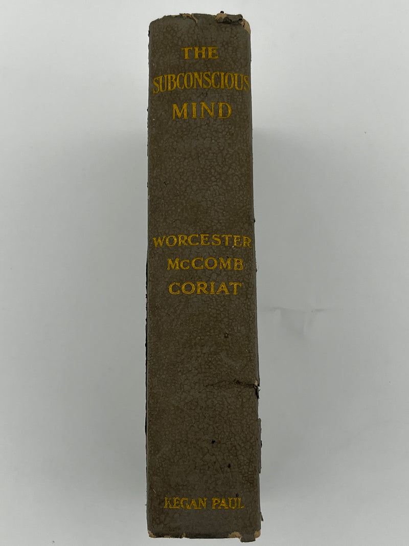 The Subconscious Mind by Worcester, McComb, Coriat - 1920 Recovery Collectibles