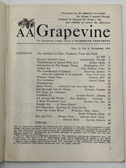 AA Grapevine from November 1959 - Traditions Month Mark McConnell