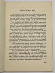 Sedatives and the Alcoholic - 1952 Edition Mark McConnell
