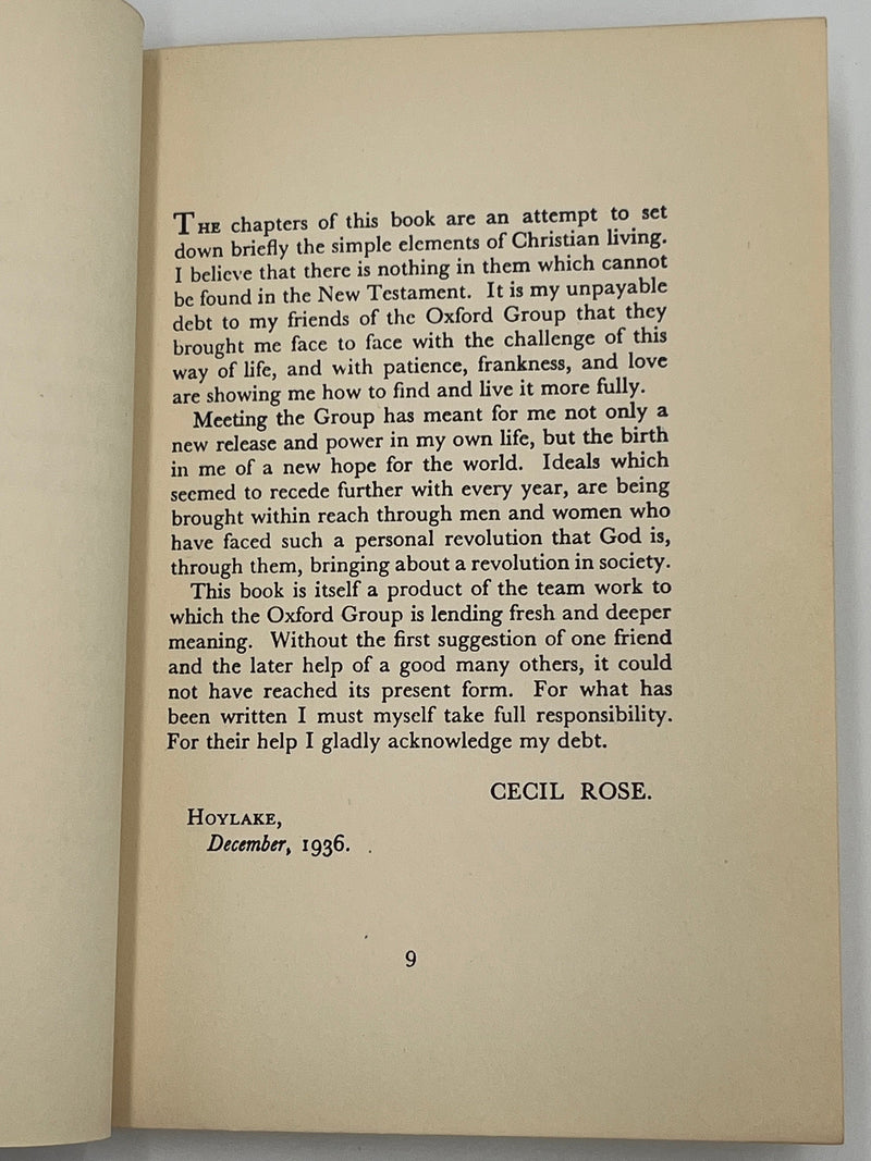 When Man Listens by Cecil Rose - 4th Printing - 1939 Recovery Collectibles