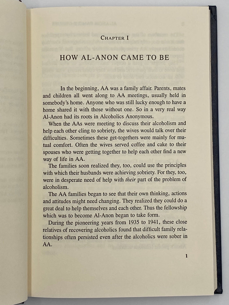 Al-Anon Family Groups - formerly “Living with an Alcoholic” - 13th Printing 1985 Recovery Collectibles