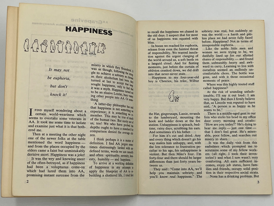 AA Grapevine from April 1965 - Happiness Mark McConnell