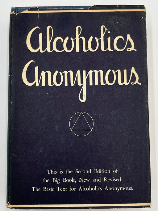 Alcoholics Anonymous Second Edition 8th Printing with ODJ Recovery Collectibles