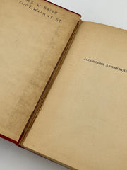 Alcoholics Anonymous First Edition First Printing from 1939 - RDJ Recovery Collectibles