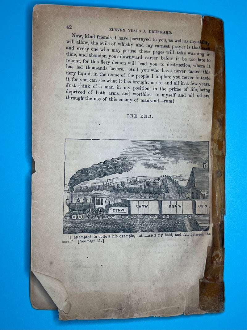 ELEVEN YEARS A DRUNKARD, - OR - THE LIFE OF THOMAS DONER Recovery Collectibles