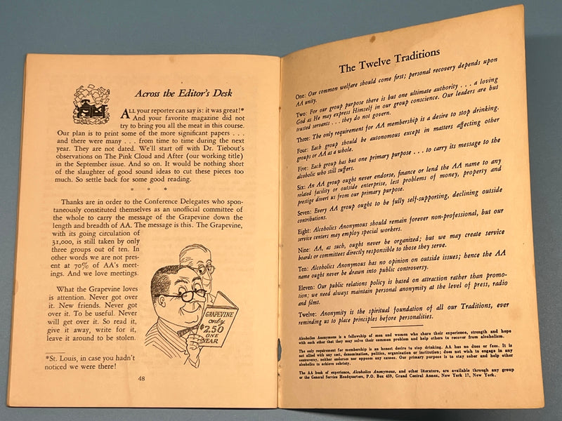 AA Grapevine from August 1955 - Convention Highlights Mark McConnell