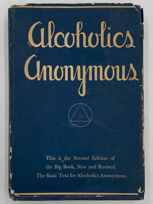 Signed by Bill - Alcoholics Anonymous Second Edition First Printing 1955 - ODJ Recovery Collectibles