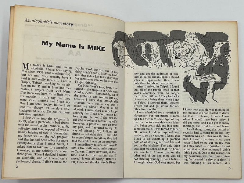AA Grapevine from June 1968 - Pointers for Beginners Mark McConnell