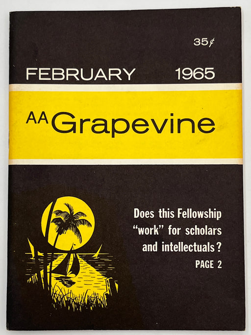AA Grapevine from February 1965 - A Lush in the Halls of Ivy Mark McConnell