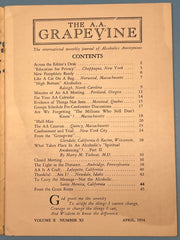 AA Grapevine from April 1954 Mark McConnell