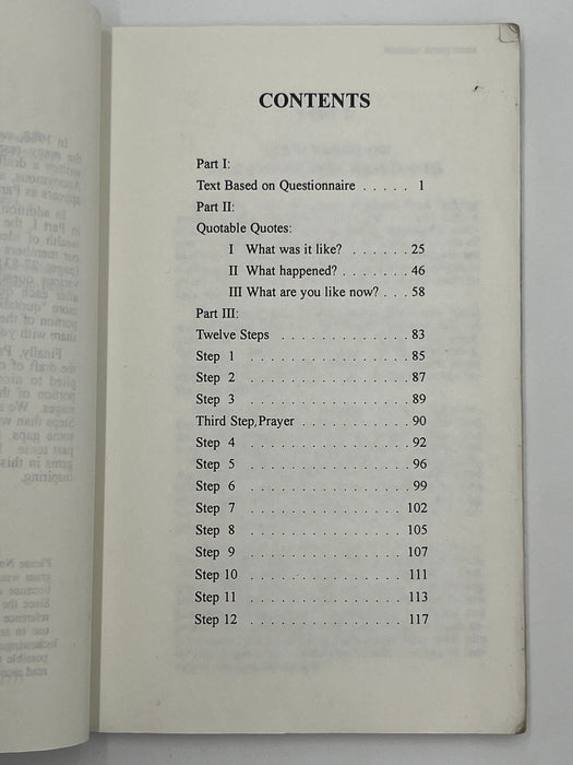 Nicotine Anonymous The Book First Edition — Recovery Collectibles