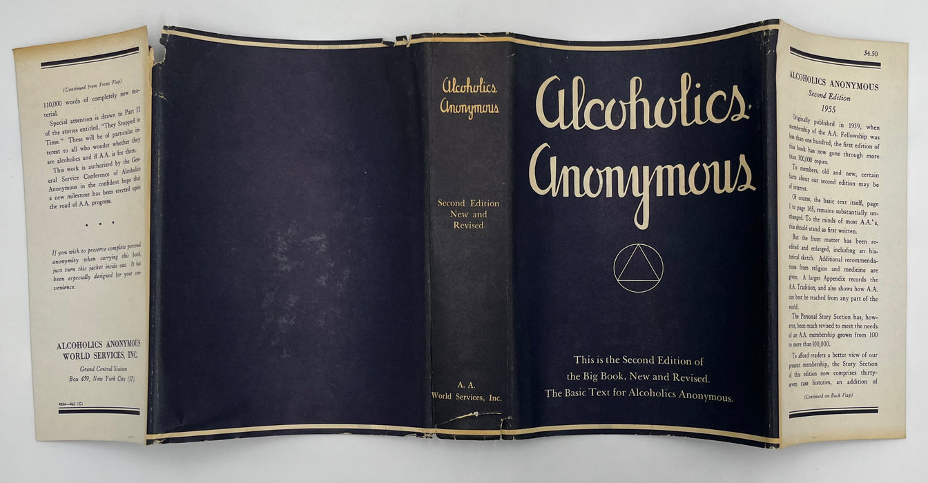 Alcoholics Anonymous Second Edition 5th Printing with ODJ Recovery Collectibles