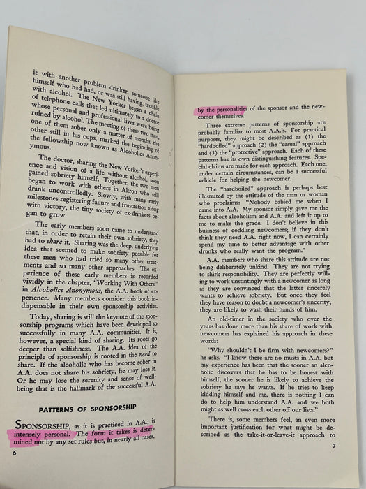 Sponsorship Pamphlet - Second Printing 1954 Recovery Collectibles