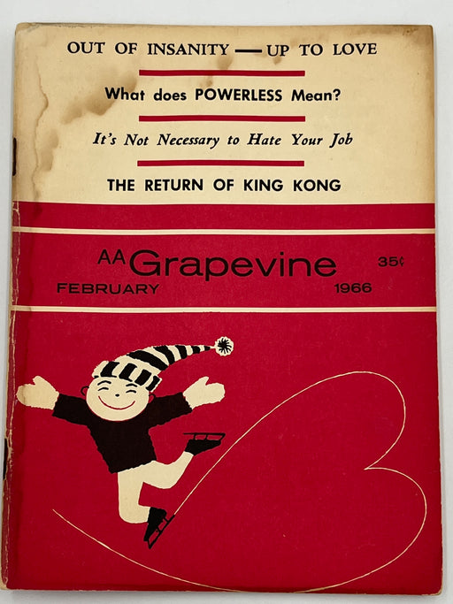 AA Grapevine from February 1966 - Out Of Insanity Mark McConnell